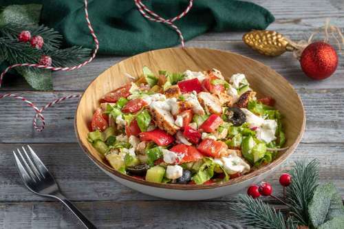 Курица с овощами